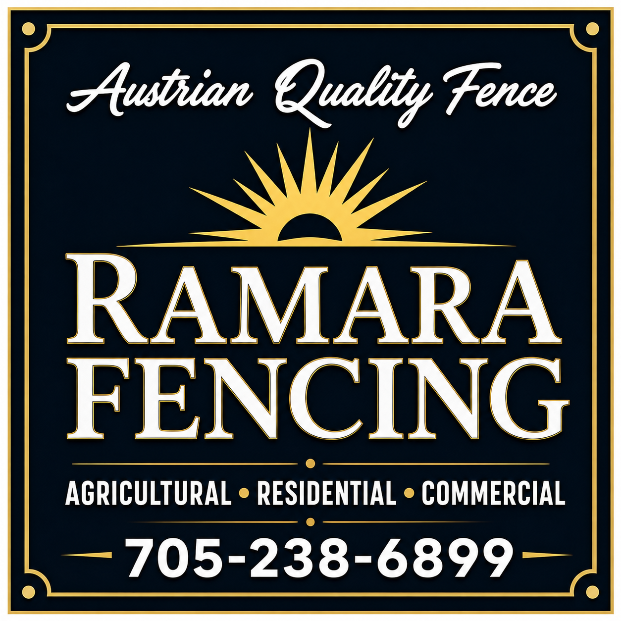 Ramara Fencing Logo - Ramara, Ontario